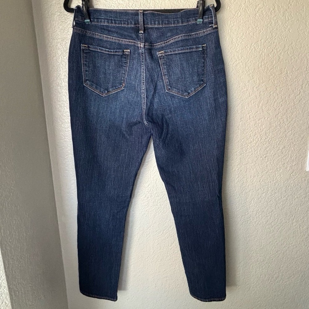 Old Navy Curvy Profile 8S Mid Rise Straight Leg Jeans Dark Wash - Picture 11 of 11
